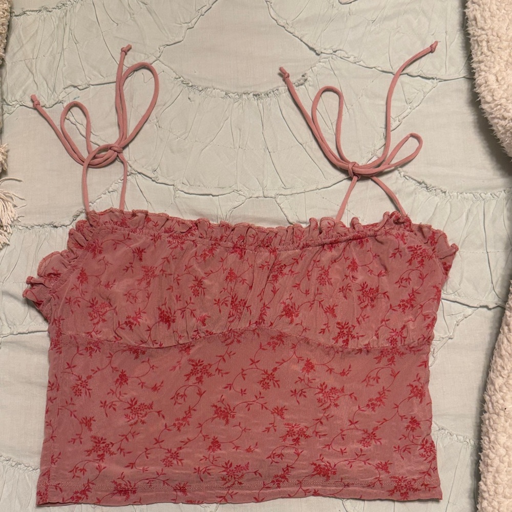 Motel Rocks Dusty Pink Floral Camisole